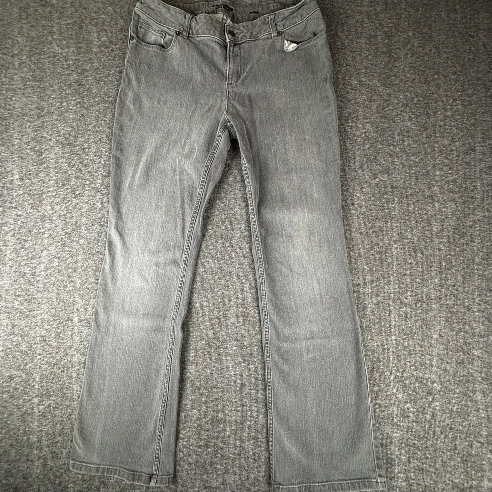 Simply Vera Wang Women's Boot Cut Jeans - Gray Color Size 10